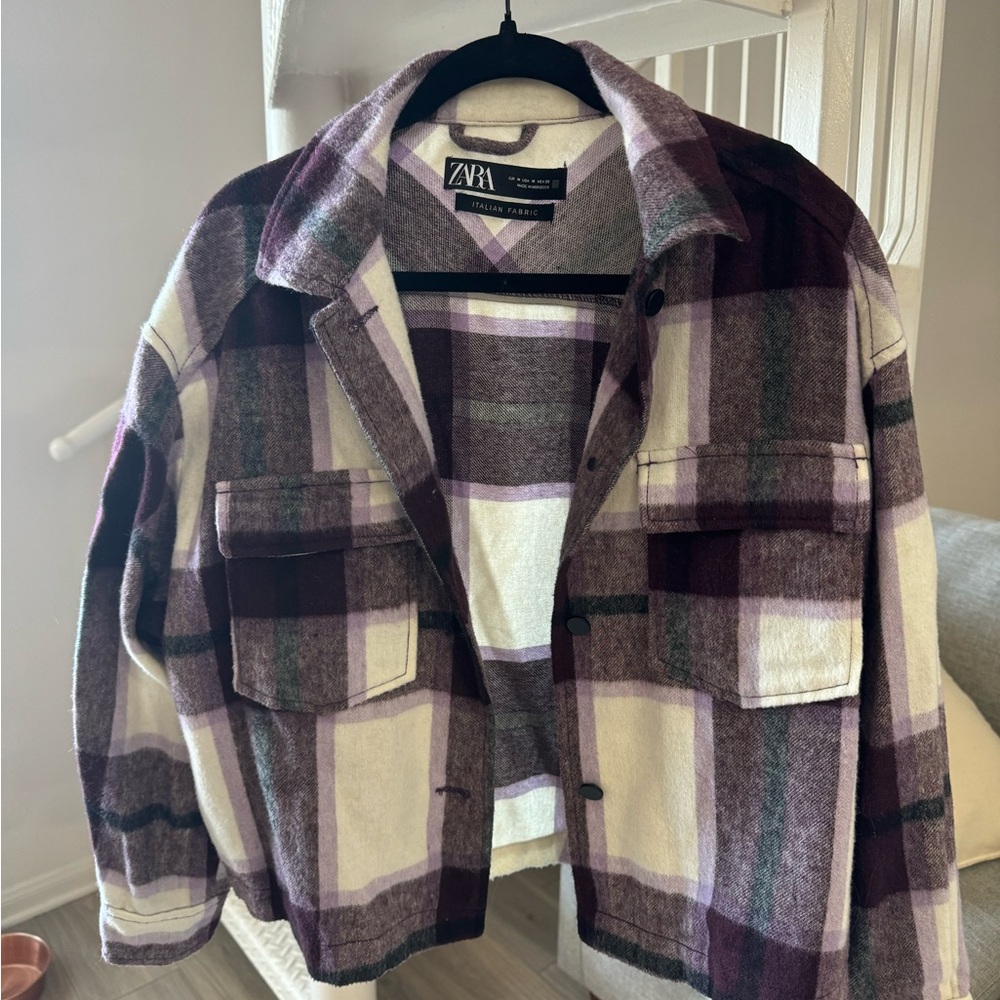 ZARA Medium Purple Jacket